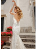 Beaded Lace Tulle Fringe Fashion Wedding Dress